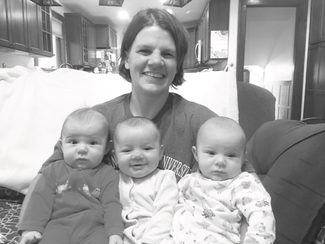 Anne Waltner pictured with her daughters